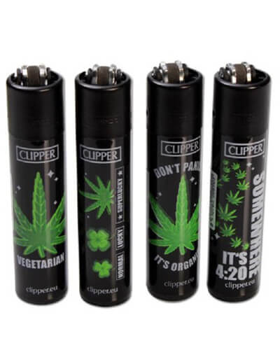 Amsterdam "420 Slogans" Clipper Lighter