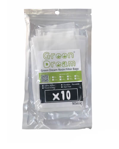 Green Dream Rosin Bags 10 Pack - 90 Micron image 1