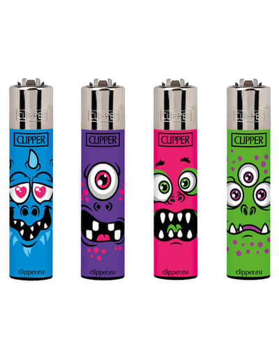 Monster Faces Clipper Lighter