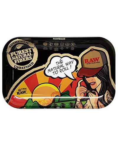 RAW - Brazil Girl 2 - RAW Rolling Tray New