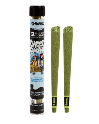 G Rollz - Cheech & Chong Terpene Infused Blunt Cones - Blueberry Kookies image 3