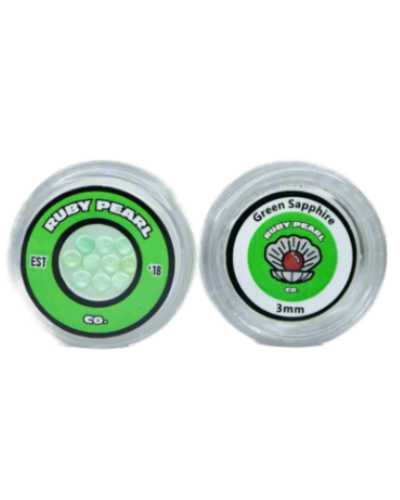 3mm Green Sapphire Terp Pearl 10 Pack