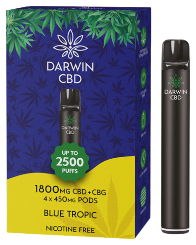 Darwin 1800mg CBD Starter Kit – Device & 4 Pods image 4