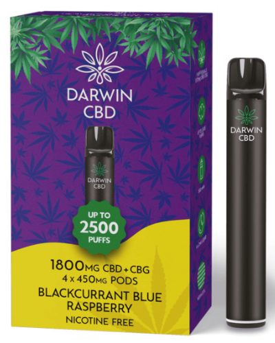 Darwin 1800mg CBD Starter Kit – Device & 4 Pods image 1