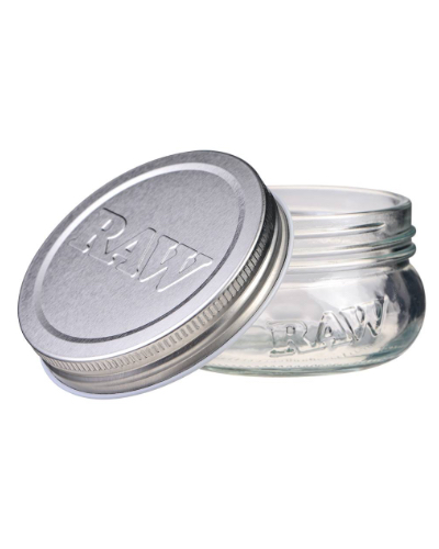 RAW Glass Mason Jar 6oz image 2