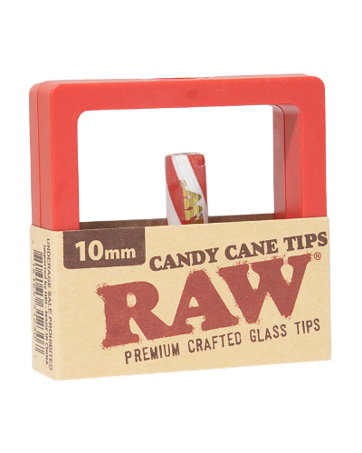 RAW Candy Cane WHIRLWIND Glass Tips image 4