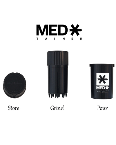 Medtainer Medx - Solid White W/Green Logo image 2